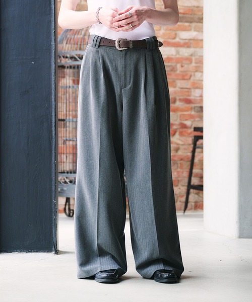 wing283Barnstormer ダークグレー スラックス 1982P Barnstormer