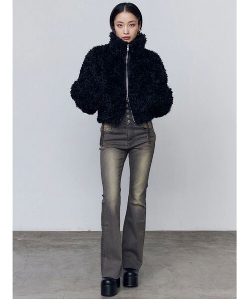 セール】シングルミニボアブルゾン（ブルゾン）｜EMODA（エモダ）の