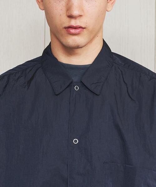 H beauty&youth ナイロンシャツ L ボックス ATON H BEAUTY&YOUTH