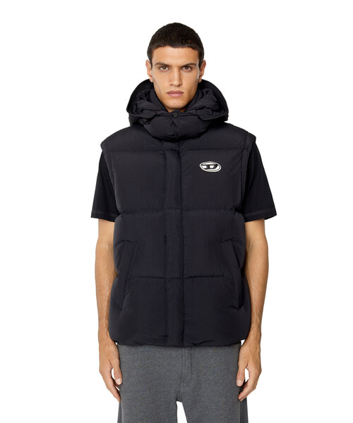 DIESEL（ディーゼル）の「メンズ ダウン ベスト（ダウンベスト）」 - WEAR
