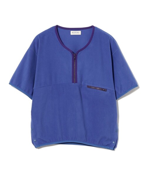 セール】【2/5再値下げ】フリース ハーフジップ ショートスリーブ