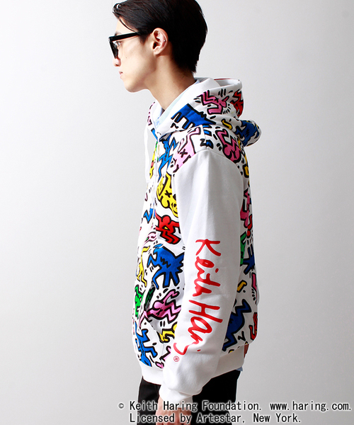 WEGO（ウィゴー）の「WEGO/Keith Haring(キースヘリング)ZIPパーカー