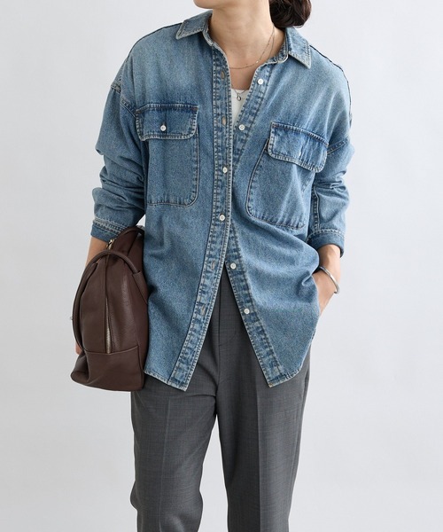 MONN.:./ビッグデニムシャツ（シャツ/ブラウス）｜RIVE DROITE