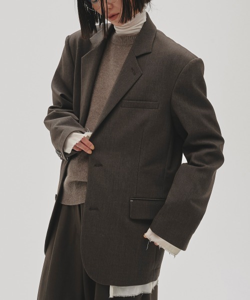 セール】Over Shoulder Jacket（テーラードジャケット）｜TODAYFUL