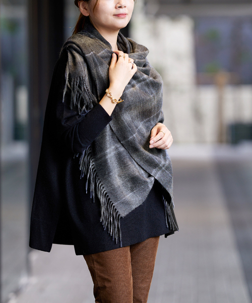 JOURNALSTANDARDオリジナル、カシミヤ100％ストール JOURNALSTANDARD