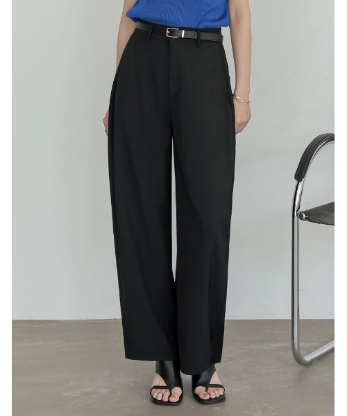 セール】[話題のカーブパンツ][全骨格◎/体型拾わず美脚見え][販売枚数