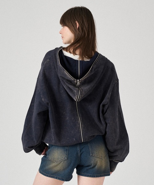 WISH FOR EVER × ONCILY 】HEART COLLAB FULL-ZIP HOODIE/ハートコラボ