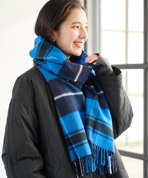 □ 48237☆年 オールドイングランド Johnstons 別注 マフラー