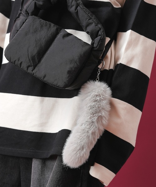 an meets zakka しっぽキーホルダー / キーリング シッポ 尻尾 ファー