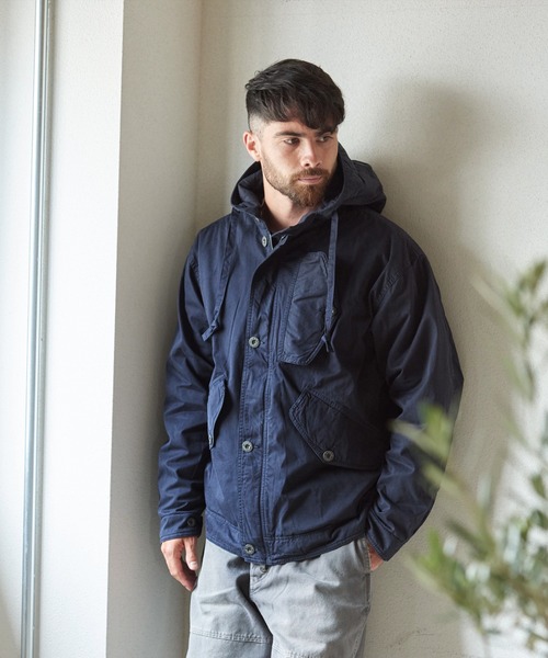 LYBRO Nigel Cabourn マウンテンパーカー 48 ネイビー Nigel Cabourn