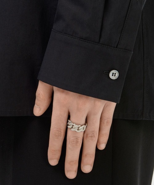 AMBUSH（アンブッシュ）の「PAVE CLASSIC CHAIN RING（リング）」 - WEAR