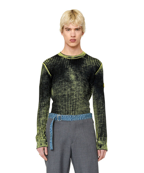 DIESEL（ディーゼル）の「メンズ ニット オールオーバープリント