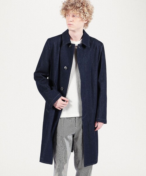 セール】MACKINTOSH DUNKELD コットンデニム ステンカラーコート