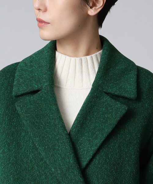 INDIVI（インディヴィ）の「◇【日本製/メランジ】ウールアルパカ混