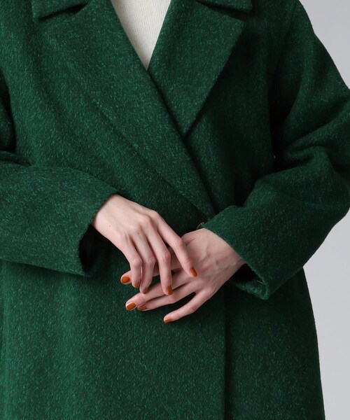 INDIVI（インディヴィ）の「◇【日本製/メランジ】ウールアルパカ混