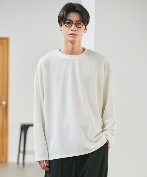 静電気防止ドライアムンゼンクルーネック&モックネックベーシック