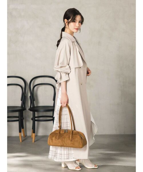 バックチュールトレンチコート（トレンチコート）｜MERCURYDUO