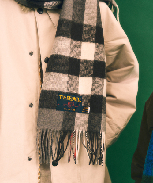 セール】TWEEDMILL / ツイードミル LAMBSWOOL STOLE（マフラー）｜417