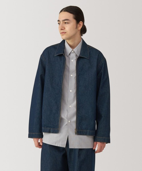 無印良品（ムジルシリョウヒン）の「紳士 和紙混デニムジャケット