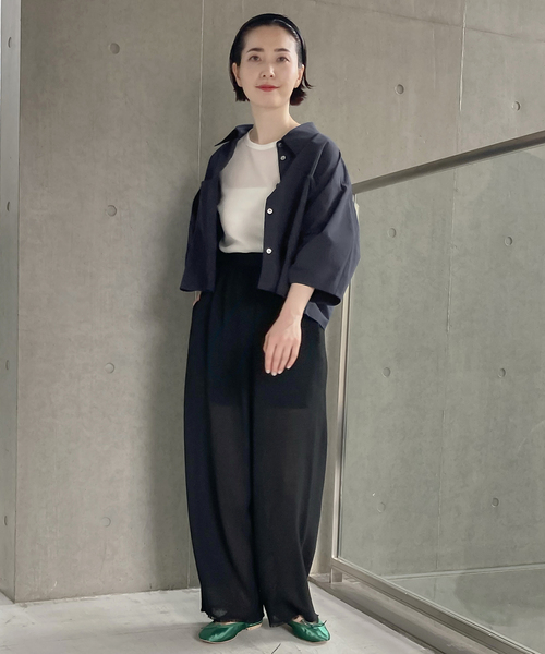 IENA（イエナ）の「maison FABRICA クロップドシャツ（シャツ/ブラウス