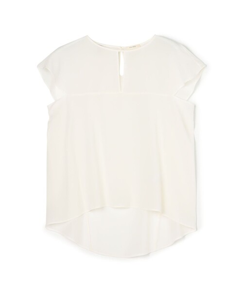 DES PRES（デ・プレ）の「シルクシフォンストレッチ フレンチスリーブ
