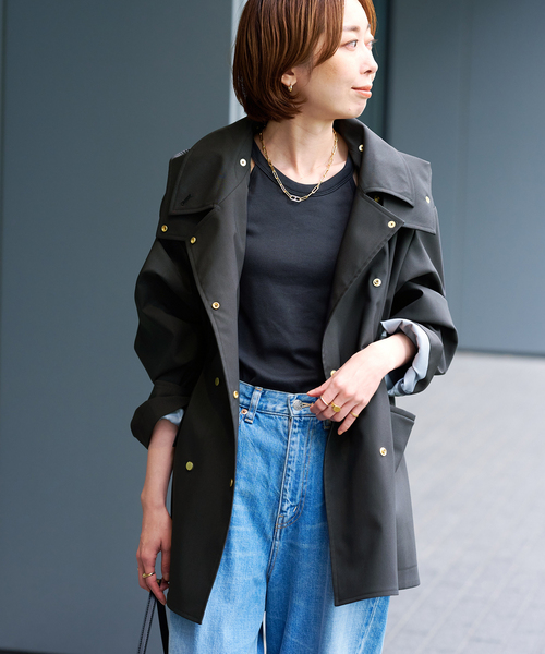 Noble（ノーブル）の「ウインドプルーフテントシルエットブルゾン