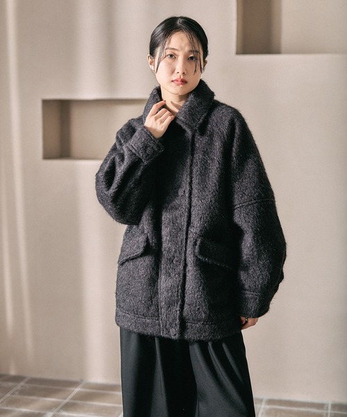 セール】シャギーミドルZIPブルゾン 612822（ブルゾン）｜LEPSIM