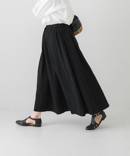 かぐれ（カグレ）の「コットンリネンジャガードスカート（スカート