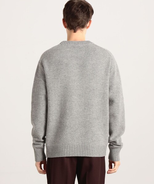 caban（キャバン）の「□CABaN ウールカシミヤ アートフレーム クルー