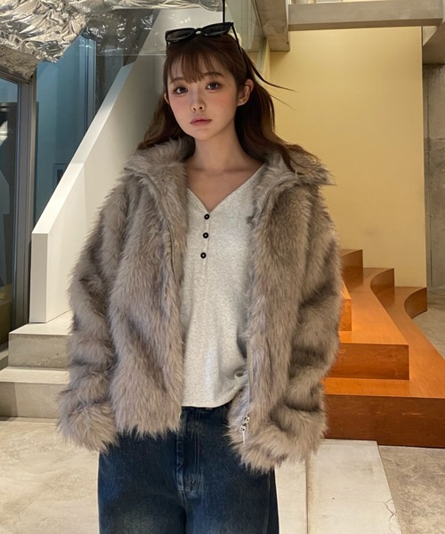 セール】ダブルジップファーブルゾン（ブルゾン）｜RAY CASSIN