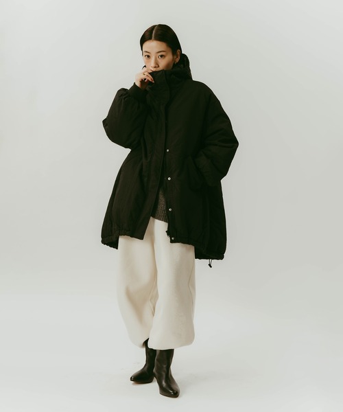 セール】オーバーサイズフーディ中綿ダウンコート（ダウンジャケット