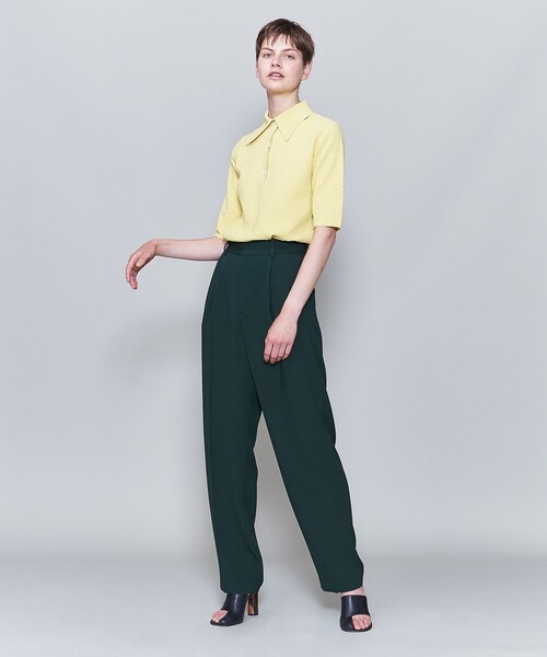 6（ロク）の「＜6(ROKU)＞GEORGETTE TUCK PANTS 2/パンツ（その他