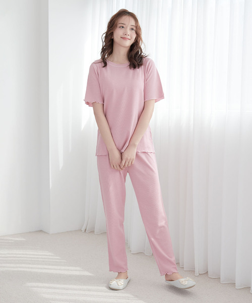 MUSEE】ワッフルセットアップ（ルームウェア/パジャマ）｜cross marche