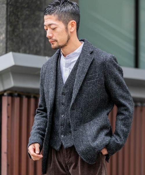 セール】『XLサイズあり』ハリスツイードジャケット（その他アウター