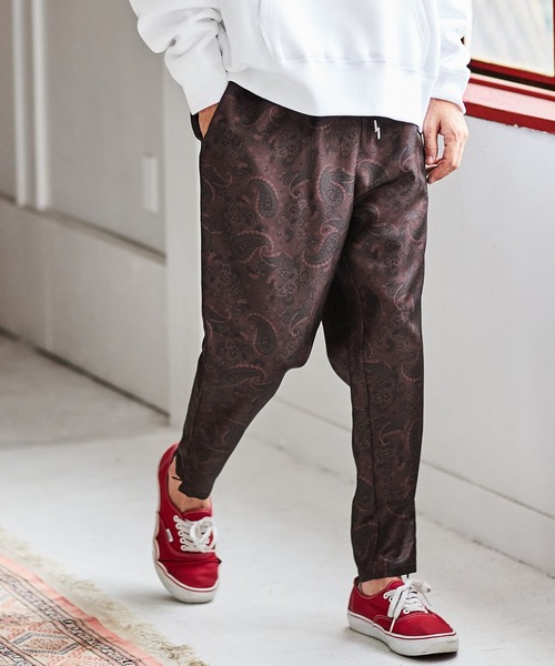 CAMBIO（カンビオ）の「mp10496- orig.ペイズリー柄パンツ（その他