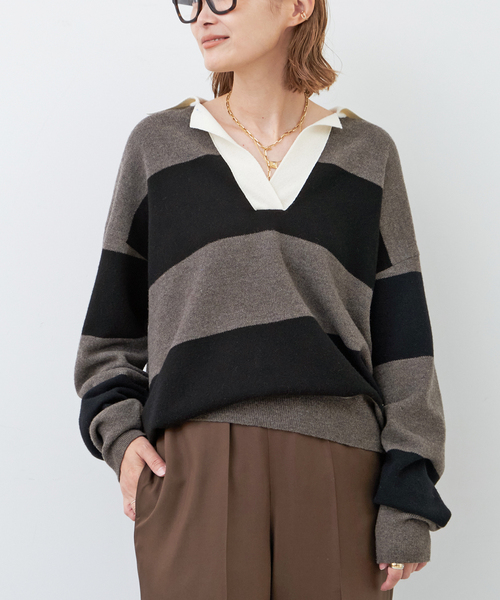 Deuxieme Classe（ドゥーズィエムクラス）の「*Ivy Style rugby ニット