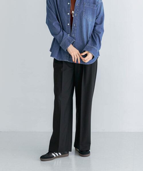 セール】スーパー100ウールワイドスラックス（その他パンツ）｜URBAN