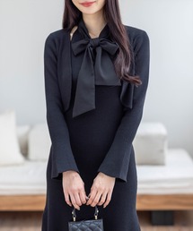 ボウタイニット」に該当するワンピースファッション通販 - ZOZOTOWN