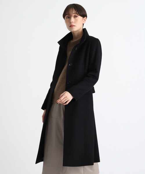 INDIVI（インディヴィ）の「◇【カシミヤ100％】スタンドカラーコート