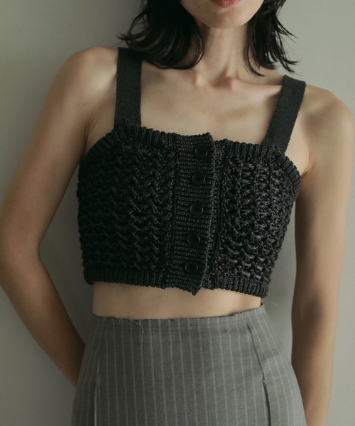 セール】2way Knit Bustier（ニット/セーター）｜anuke（アンヌーク