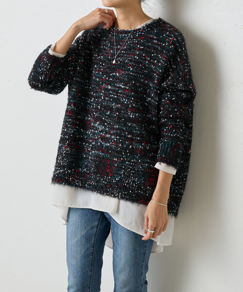 BEARDSLEY（ビアズリー）の「カラーネップニット（ニット/セーター