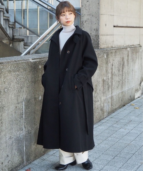 セール】2WAYステンカラーロングコート【web限定Lサイズあり】（ステン