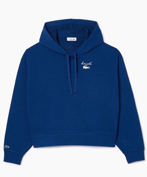 セール】裏パイル クロップド丈 ワイドスウェットパーカー /フーディー