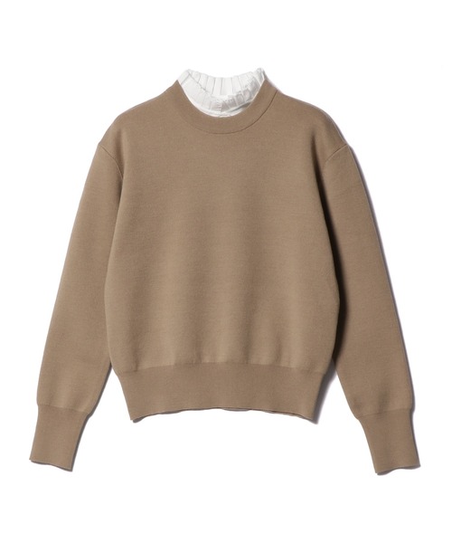 ESTNATION（エストネーション）の「ESTNATION / フリルネックニット