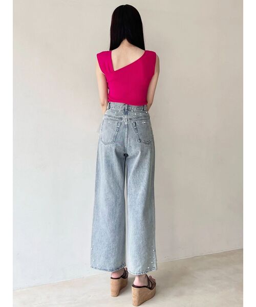 パールデニムパンツ（デニムパンツ）｜MERCURYDUO（マーキュリーデュオ