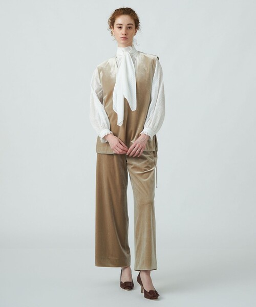 BALLSEY（ボールジィ）の「マットベロア Vネックベスト（ベスト）」 - WEAR