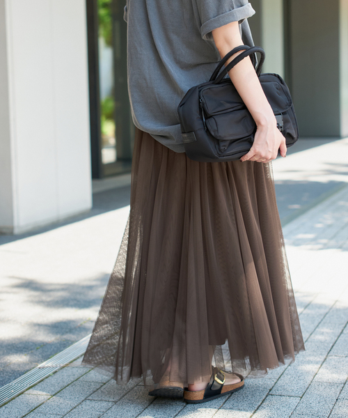 チュールドットティアードスカート Spick and Span チュールスカート