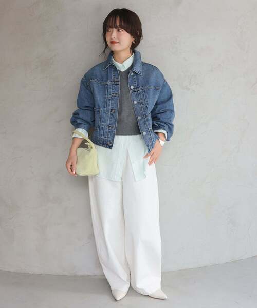 追加》Levi's/リーバイス SLOBE別注 BALLOON SLEEVE TRACKER デニム