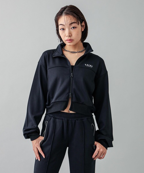 X-girl（エックスガール）の「COMPACT ZIP UP TOP（ジャージ）」 - WEAR
