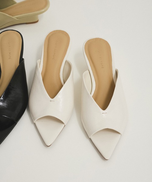 セール】ポインテッドウェッジミュール（サンダル）｜ADAM ET ROPE